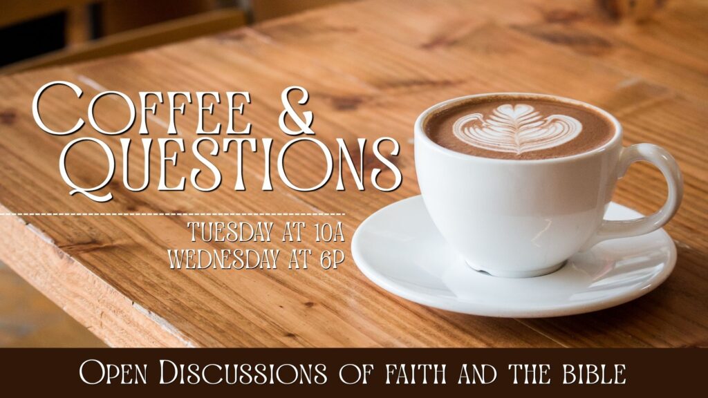coffee and questions 2026